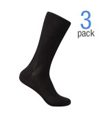 Calvin Klein 3-Pack Cotton Dress Rib Sock
